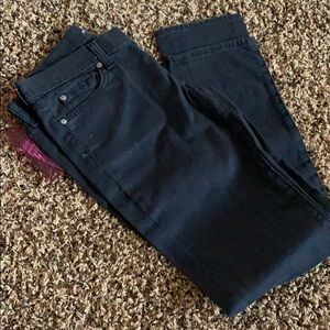 Brand new 7 for all mankind grey skinny jeans
